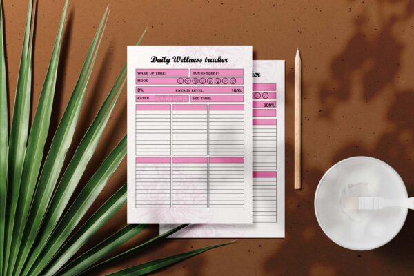Printable Wellness Planner-DP014