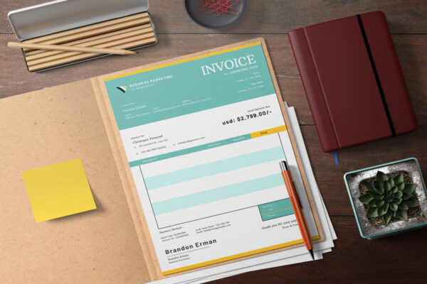 Invoice Template -CANVA invoice template