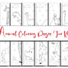 Mockup Cute Animal Coloring Pages for kids-CB08
