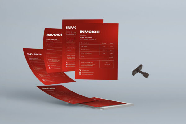 Invoice Template -CANVA invoice template