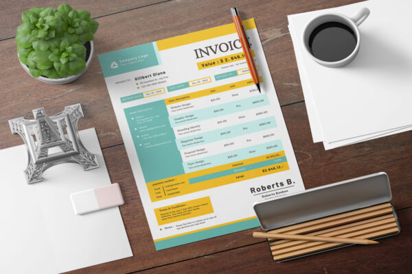 Invoice Template -CANVA invoice template