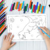 Mockup Cute Animal Coloring Pages for kids-CB08