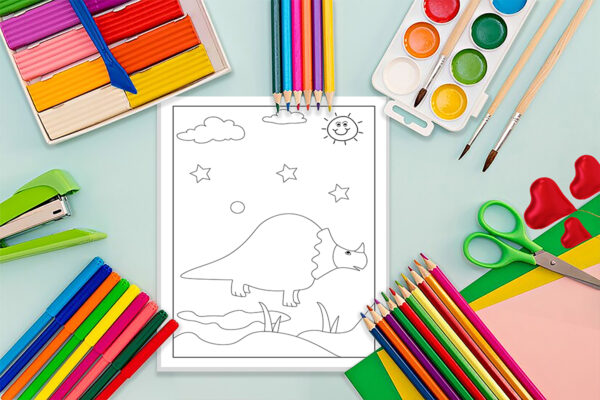 Mockup Cute Animal Coloring Pages for kids-CB08