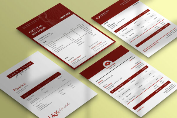 Invoice Template -CANVA invoice template