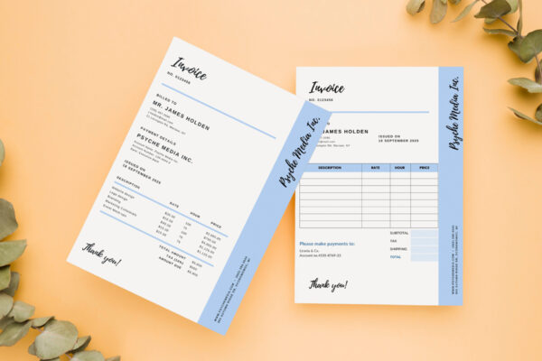 5 (1) Invoice Template -CANVA invoice template