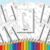 600-600 Cute Animal Coloring Pages for kids