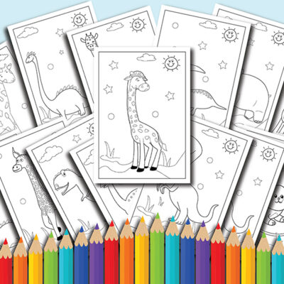 Cute Animal Coloring Pages for kids