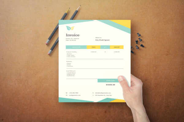 Invoice Template -CANVA invoice template