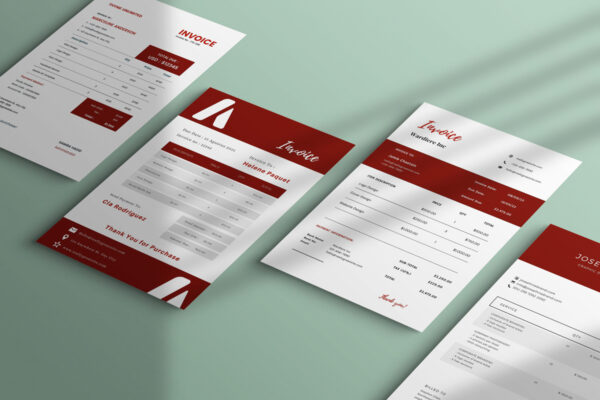 Invoice Template -CANVA invoice template