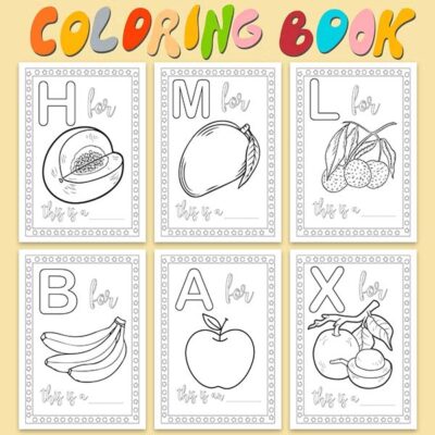 abc coloring page