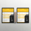 mockup 6 Invoice Template -CANVA invoice template