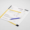 mockup 7 Invoice Template -CANVA invoice template
