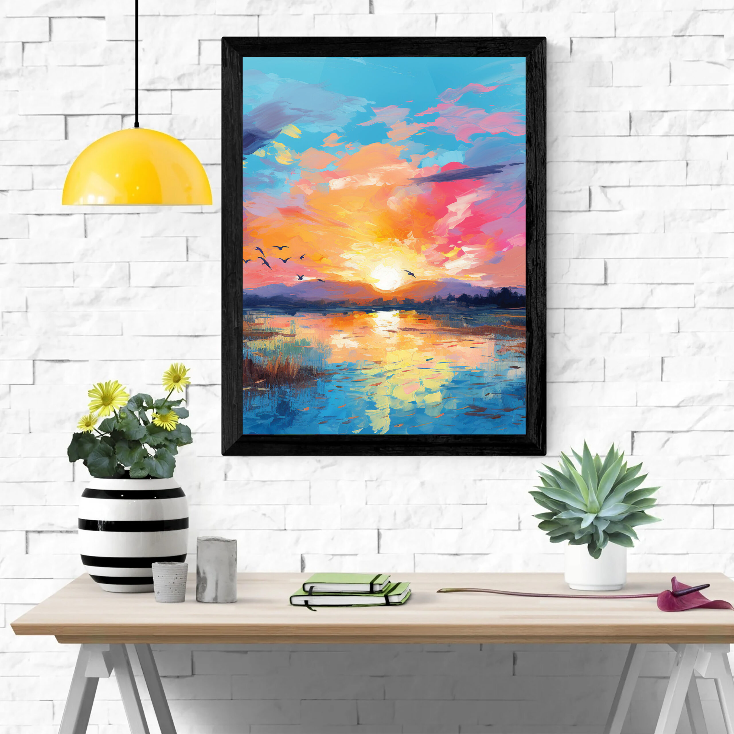 Canvas painting,Oil painting,Tree of Life,Room Decor,Wall Art-0113