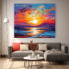 Digital Print, Wall Art, Nature, Vertical, Abstract Watercolor Painting Wall Aet-0114