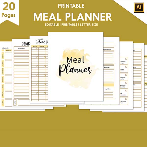 600-600 Meal Planner