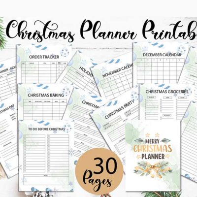600-600 Christmas Planner