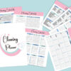 600-600 Cleaning Planner Printable