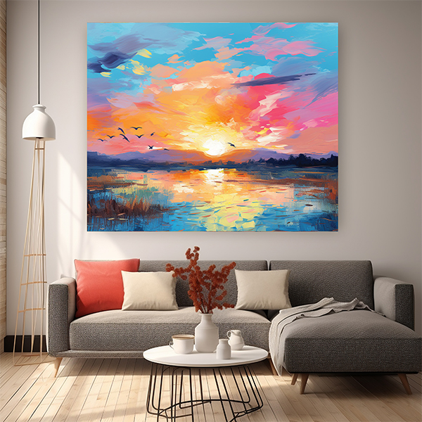 Canvas painting,Oil painting,Tree of Life,Room Decor,Wall Art-0113