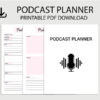 600-600 Podcast Planner Printable