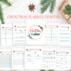 MOCKUP 3 Christmas Planner Notebook, Holiday Planner, Christmas Binder, Gift Planner-DP042