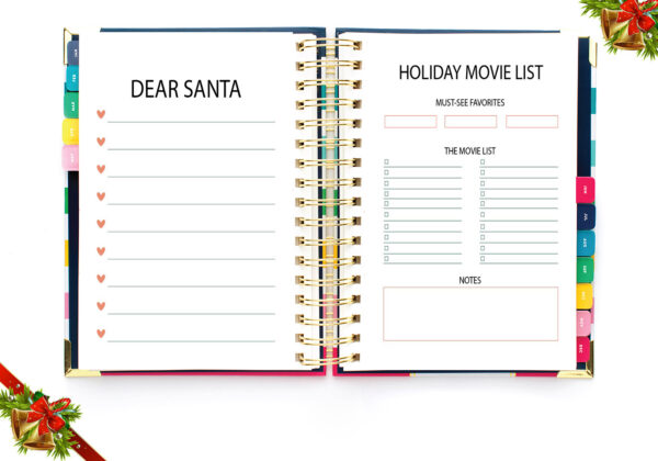 mockup 1 Holiday Planner, Christmas Binder, Christmas Planner Printable, Gift Planner, Xmas Planner-DP041