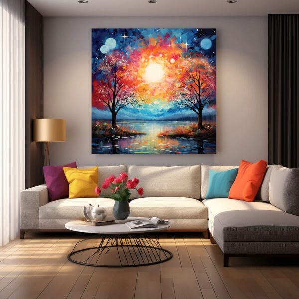 mockup 1 (2) Floral Texture Art | Textured Flower Painting |Unique gift| Home Decor Wall Art-112