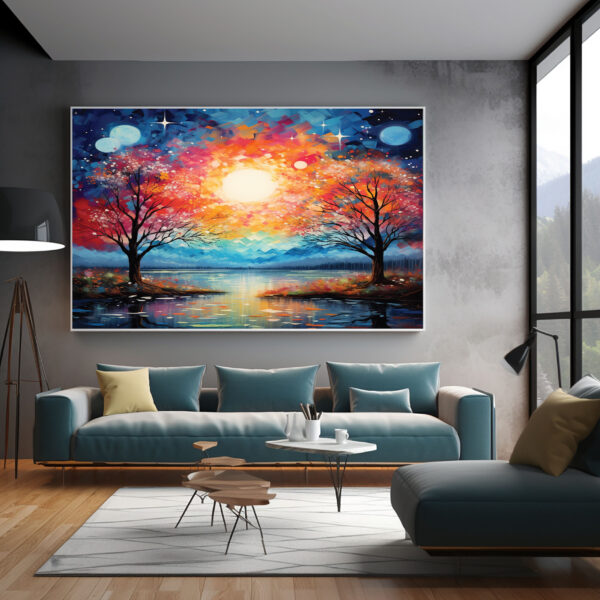 mockup 1 (4) Floral Texture Art | Textured Flower Painting |Unique gift| Home Decor Wall Art-112
