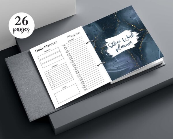 mockup Work Planner Printable , Office Task Tracker, Office Planner-DP039