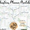 mockup Christmas Organizer, Holiday Planner, Christmas Binder, Christmas Planner Printable, Gift Planner, Xmas Planner-DP039