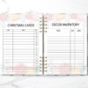 mockup Christmas Organizer, Holiday Planner, Christmas Binder, Christmas Planner Printable-DP040