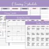 mockup 2-01-01 Cleaning Planner Printable, Cleaning Checklist,Monthly Cleaning, Weekly Cleaning,House Chore List-DP046