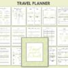 Printable Travel Planner |Travel Diary |Vacation Planner | Trip Itinerary | Travel Journal-DP029