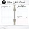 mockup 2 Office Work Planner | Office Task Tracker | Meetings List | Work Schedule| Project Checklist| Daily Planner-026