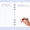 mockup 2 Work From Home Planner Printable,Work Day Organizer, Personal Daily Planner-027