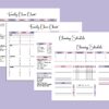 Cleaning Planner, Cleaning Checklist, Cleaning Schedule, Monthly Cleaning, Cleaning Planner Printable-DP043
