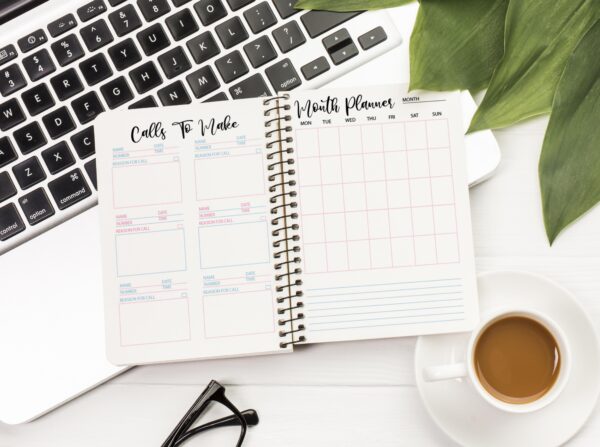 mockup 3 Office Work Planner | Office Task Tracker | Meetings List | Work Schedule| Project Checklist| Daily Planner-026