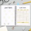 mockup 4 Meal Planner Printable | Diet Journal | Weekly Food Diary Bundle | Daily Food Journal-DP035