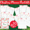 mockup-5 Christmas Planner Printable, Holiday Planner,Christmas Organizer,Christmas Binder,Gift Budget Planner-DP038
