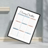 mockup 5 Cleaning Planner Editable, Cleaning Planner Printable, Cleaning Checklist,Monthly Cleaning-DP044