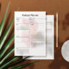 Podcast Planner Printable, Editable Podcast Episode Launch Plan-DP032