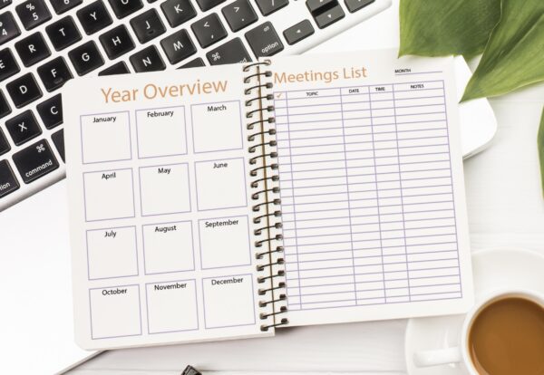mockup 6 Office Organizer | Work Planner Printable | Office Task Tracker | Meetings List | Work Schedule-025