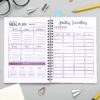 Editable Meal Planner Set | Meal Planner Bundle | Weekly Food Diary Bundle | Daily Food Journal-DP036