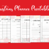 mockup-8 Christmas Organizer, Holiday Planner, Christmas Binder, Christmas Planner Printable-DP040