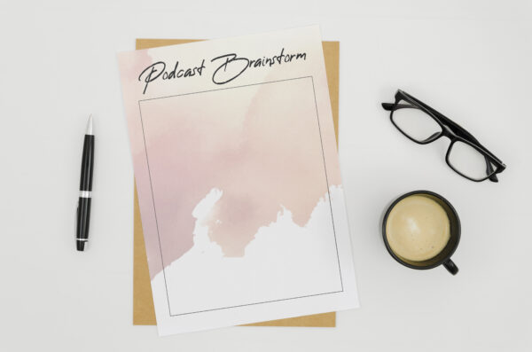 mockup 8 Podcast Planner Printable, Editable Podcast Episode Launch Plan-DP031