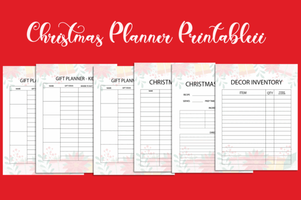 mockup-8 Christmas Organizer, Holiday Planner, Christmas Binder, Christmas Planner Printable-DP040