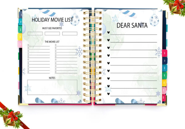 mockup 9 Christmas Organizer, Holiday Planner, Christmas Binder, Christmas Planner Printable, Gift Planner, Xmas Planner-DP039