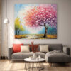 abstract Oil Painting, Modern Minimalist Luxury Wall Art for Living Room, Entryway-0121