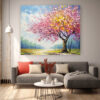 abstract Oil Painting, Modern Minimalist Luxury Wall Art for Living Room, Entryway-0121