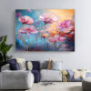 Flower Meadow Printable Wall Art, Nursery Wall Decor, Abstract Botanical Wall Art-0142