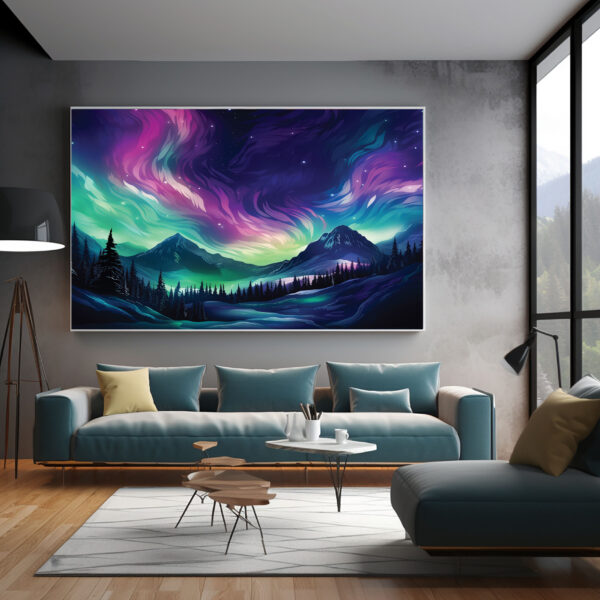 mockup 1 (4) Colorful Nautical And Modern Home Decor Large Canvas Wall Art-0123